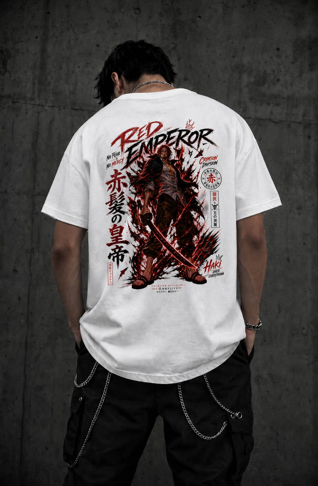 Shanks Red Emperor - White T-shirt