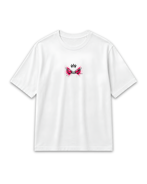 Oversize streetwear tshirt featuring one piece doflamingo front