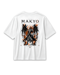 White graphic T-shirt inspired by Ichigo Kurosaki’s ultimate form from Bleach. Modern/loose and oversized fits, made to order and DTG printed in Greece.