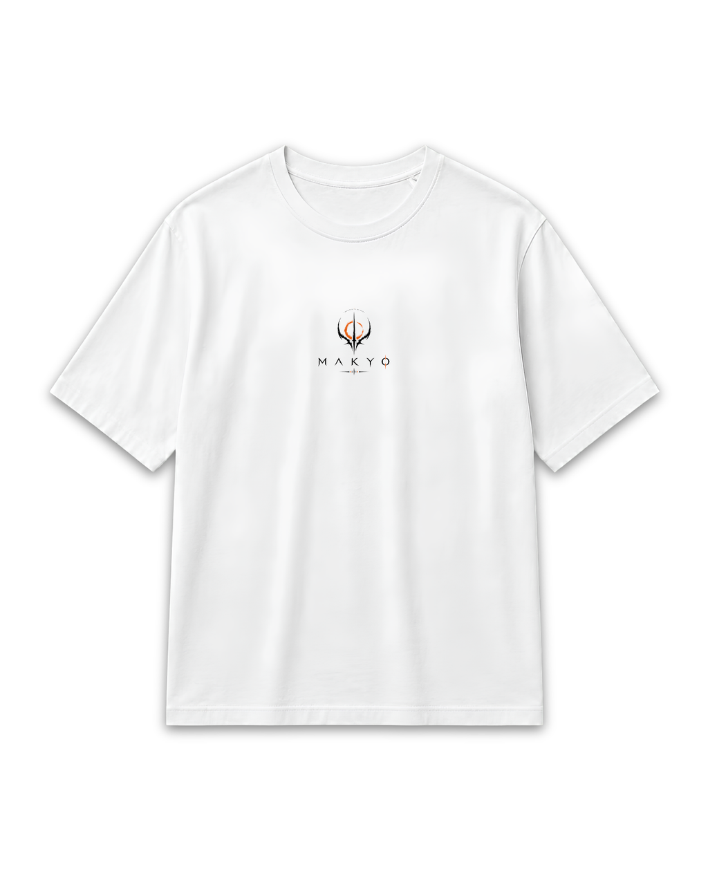 White graphic T-shirt inspired by Ichigo Kurosaki’s ultimate form from Bleach. Modern/loose and oversized fits, made to order and DTG printed in Greece.