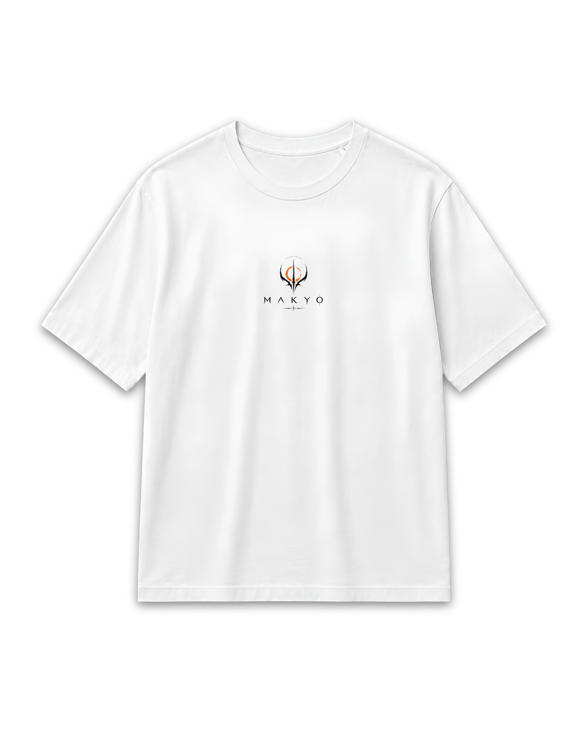 White graphic T-shirt inspired by Ichigo Kurosaki’s ultimate form from Bleach. Modern/loose and oversized fits, made to order and DTG printed in Greece.