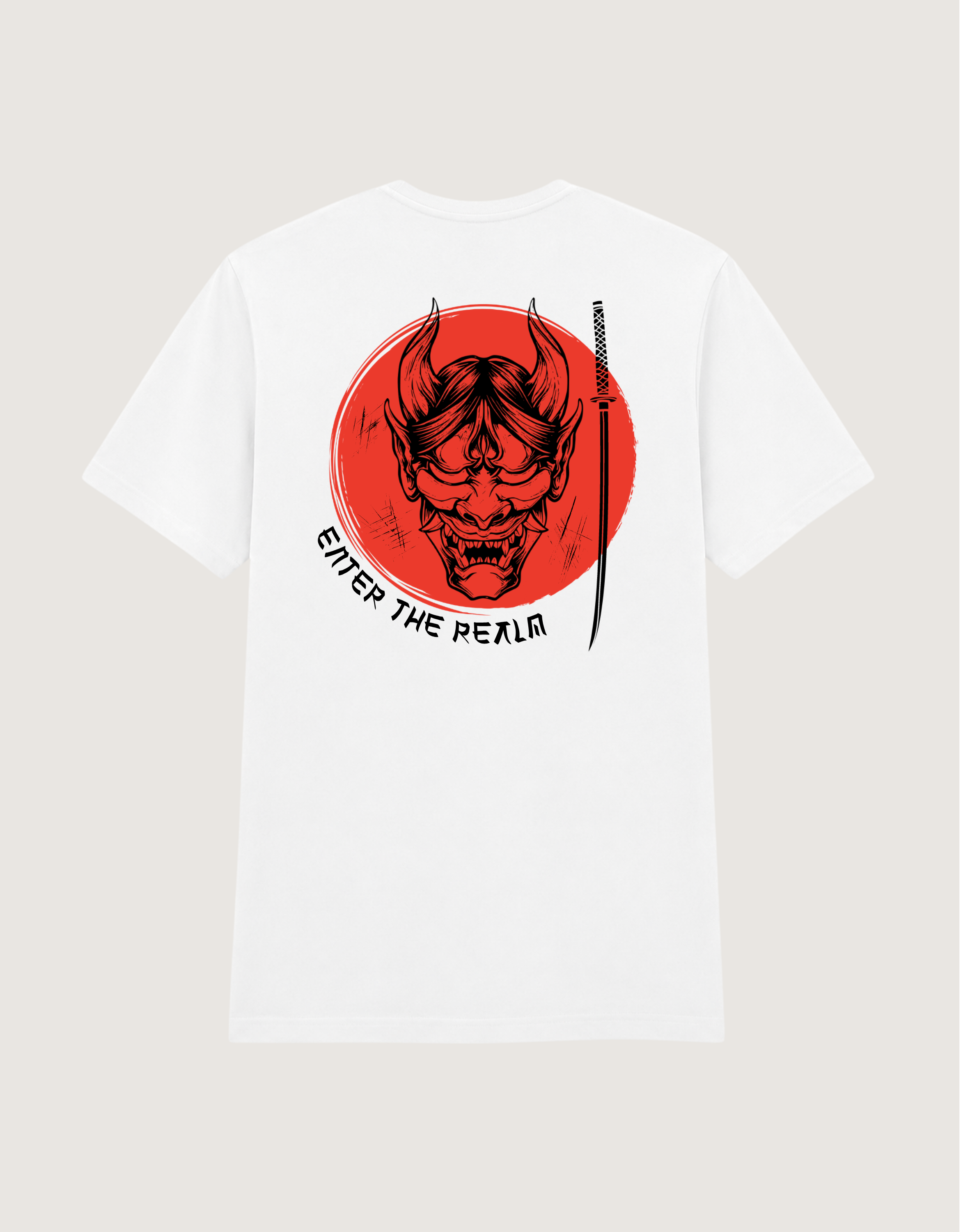 Enter the Realm - White T-shirt