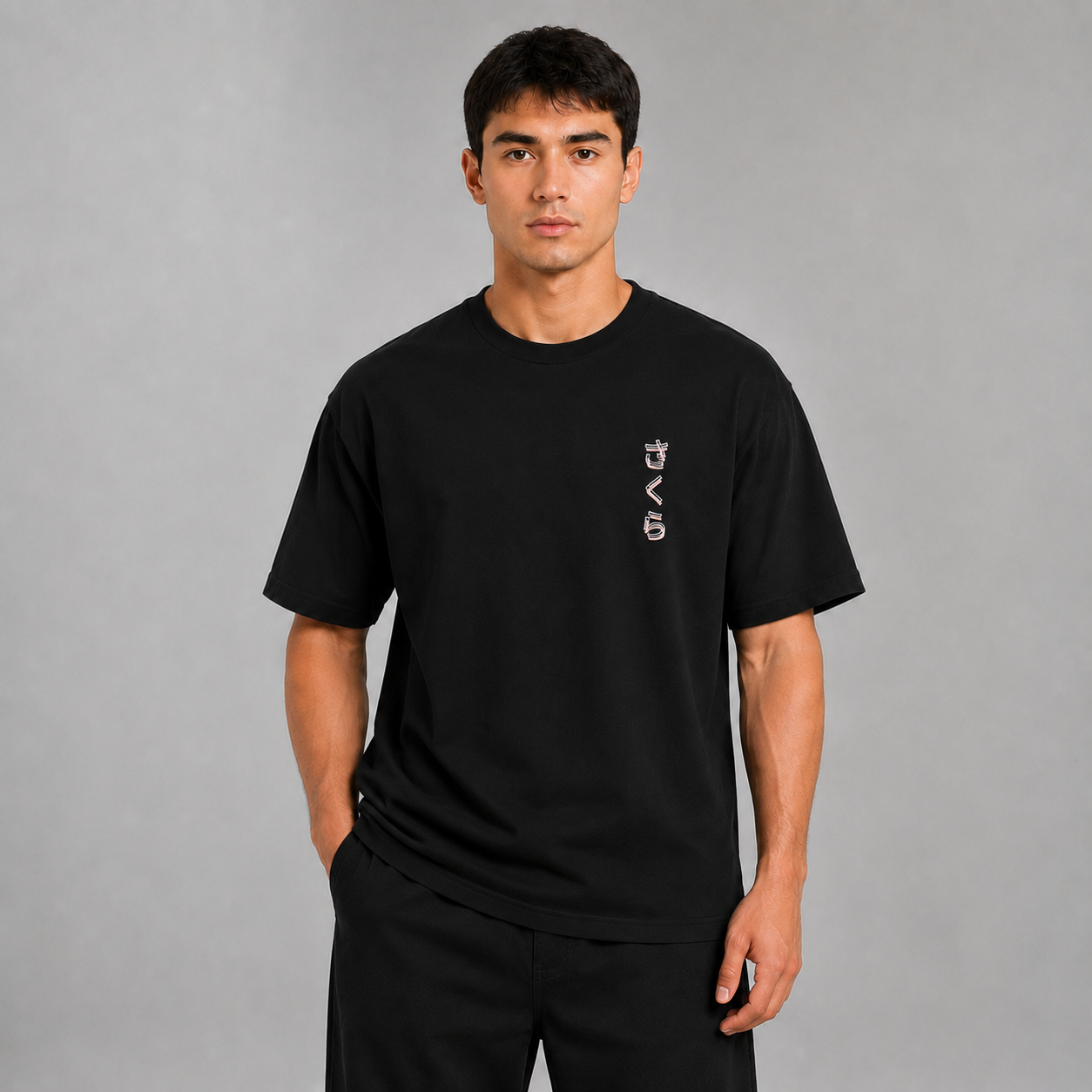Sakura Blossom - Black T-shirt